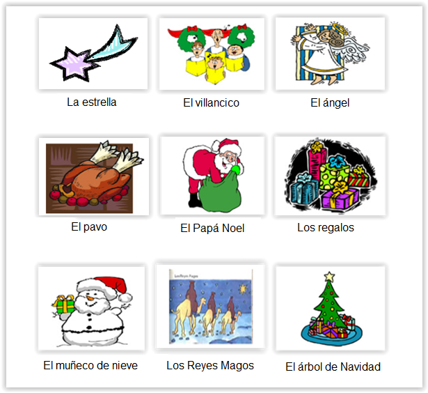 Słownictwo Święta w Hiszpanii